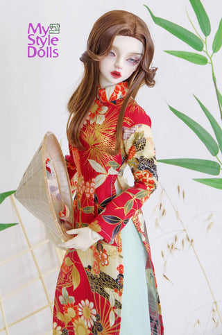 [TV-004] Vietnam Style Modern Ao Dai Costume Set